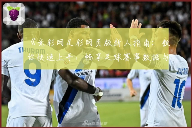 《竞彩网足彩网页版新人指南：教你快速上手，畅享足球赛事数据与分析》